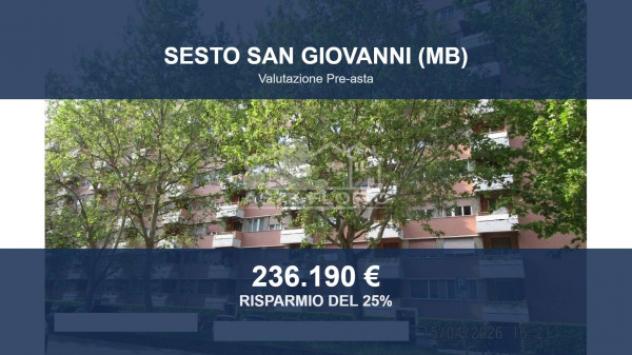 Immobile in asta di 103 m², box auto in vendita a Sesto San Giovanni