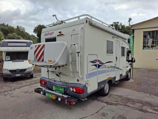 CAMPER CHALLENGER DUCATO MANSARDATO 6 POSTI DINETTE CLIMATIZZATORE FOTOVOLTAICO CAMPEGGIO USATI GENERALI 1713 - Foto 4