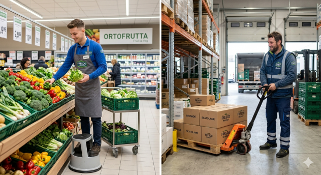 Magazzinieri e Repartisti per Supermercato