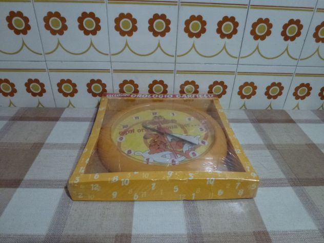 GARFIELD: Orologio da parete MAI usato e sigillato = ESCLUSIVO per COLLEZIONISTI - Foto 5