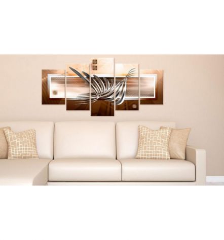 Quadro Artiglioso Beige 100x50 E 200x100 ARREDALACASA - Foto 2