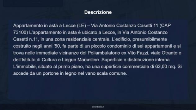 Immobile in asta di 63 m² in vendita a Lecce - Foto 12