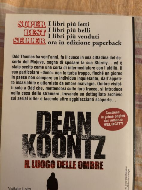 UN LIBRO SUPER BEST SELLER:”IL LUOGO DELLE OMBRE”DI DEAN KOONTZ - Foto 10