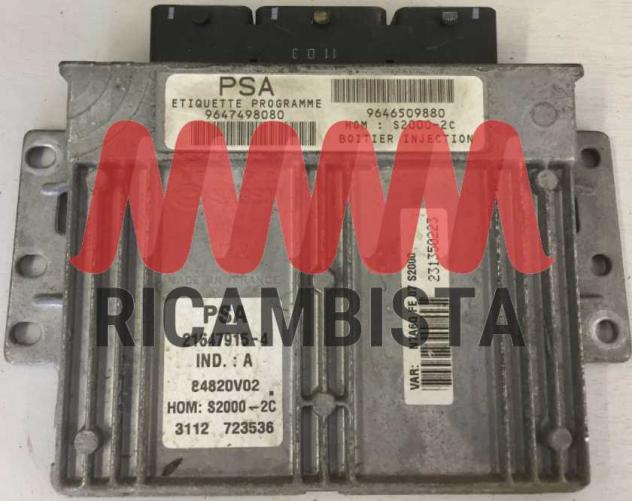 9646509880 9647498080 Citroen Xsara 1.4 centralina motore Sagem