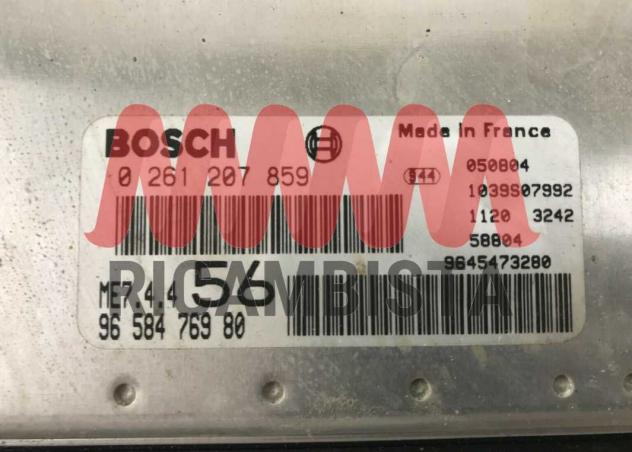 0261207859 9658476980 Citroen Berlingo centralina motore Bosch - Foto 2