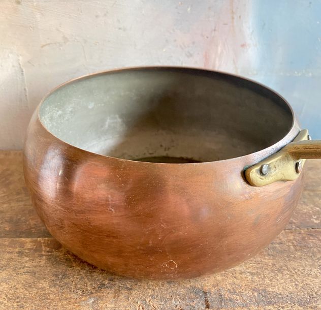 Padellino vintage rame ottone buono stato di conservazione - Foto 4