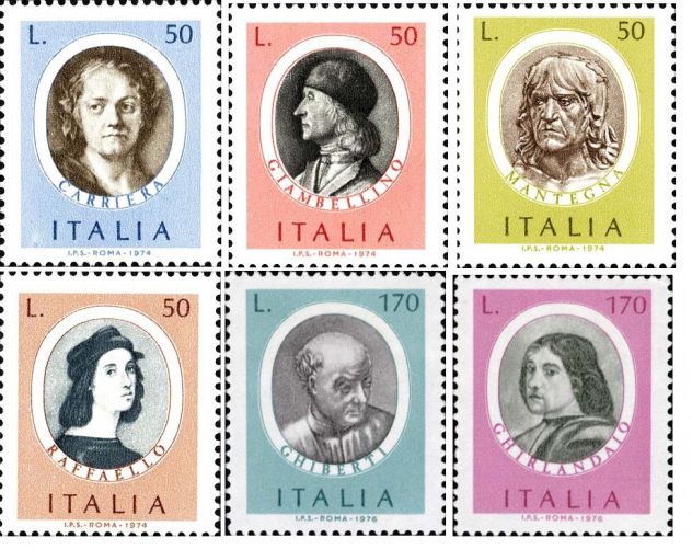 ITALIA francobolli serie: UOMINI ILLUSTRI - Foto 2