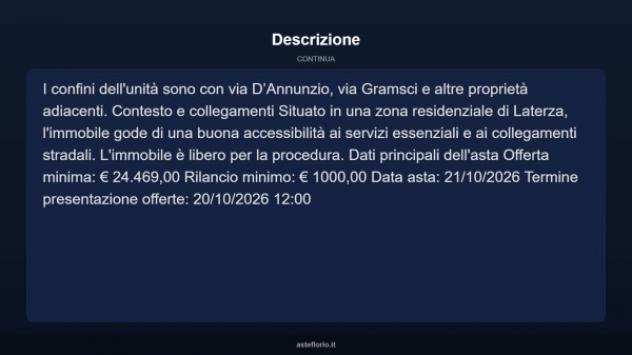 Immobile in asta di 114 m² in vendita a Laterza - Foto 4