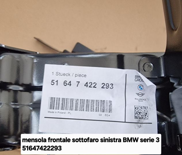 Mensola frontale sinistra BMW 51647422293 - Foto 2