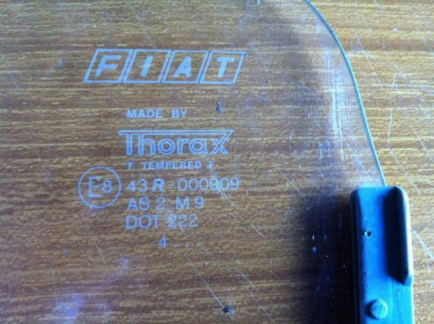 Vetro porta Destro / DX FIAT Panda 1 serie fino al 2003 - Foto 3
