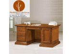 Mobili Classici Legno Scrivania in Legno 1 Porta 4 Cassetti Classico cod 11010