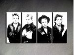 Quadro The Clash dipinto a mano pop art