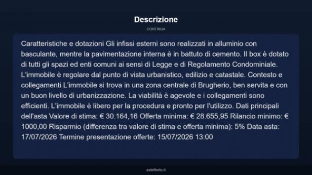 Immobile in asta di 32 m² in vendita a Brugherio - Foto 8
