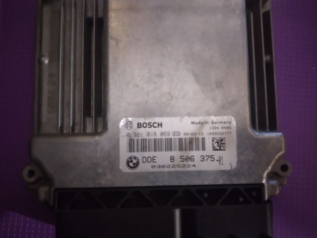 ECU 0281016069 DDE8506375 BMW SERIE 1 E87 8506375 EDC17c06 4.13 CENTRALINA MOTOR - Foto 2