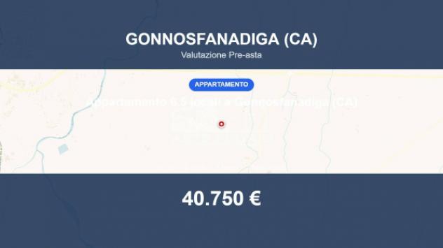 Immobile in asta di 97 m² in vendita a Gonnosfanadiga