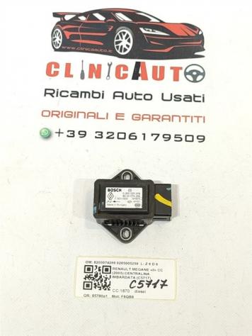 SENSORE IMBARDATA RENAULT Megane Cabrio 8200074266 0265005259 F9QB8 (0210) - Foto 2