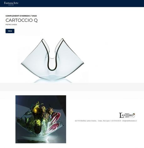 Vaso CARTOCCIO, Fontana Arte , centrotavola, venini - Foto 2