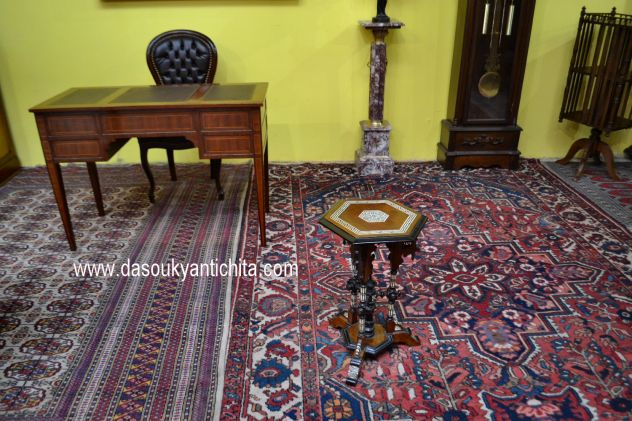 Tavolino orientale d’appoggio esagonale del XX secolo - Foto 7