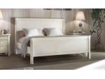 LETTO MATRIMONIALE IN LEGNO MASSICCIO SHABBY CHIC LACCATO per albergo, bandb