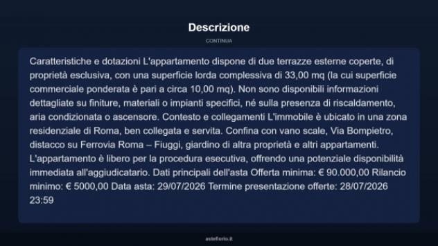 Immobile in asta di 72 m² in vendita a Roma - Foto 13