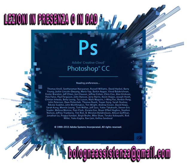 Lezioni sull'utilizzo di PHOTOSHOP