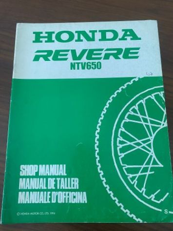 REVERE nt600 nt650 manuale officina manutenzione honda moto - Foto 6