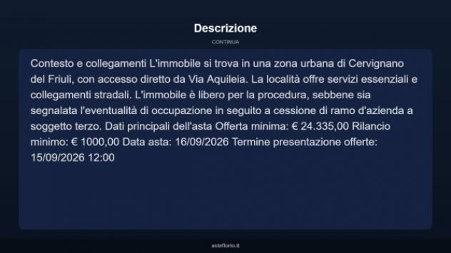Immobile in asta di 59 m² in vendita a Cervignano del Friuli - Foto 4