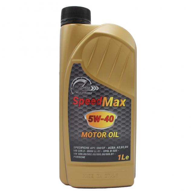 Olio Motore Speed Max 5W40 Lubrificante Sintetico Multigrado