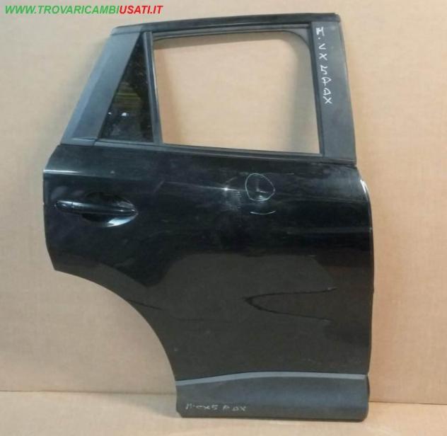 PORTA POST. D. NERO MET. C/SERR. NO ALZ. (1 bull.)  Carrozzeria  Lamierati esterni  Porte  Porta post. dx. MAZDA - CX-5 - 01-03-2015 - 01-06-2017, MAZ