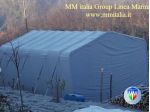 Strutture in Acciaio  senza permessi 8,0 x 20,0 x 4,0/5,25 mt. pvc 550