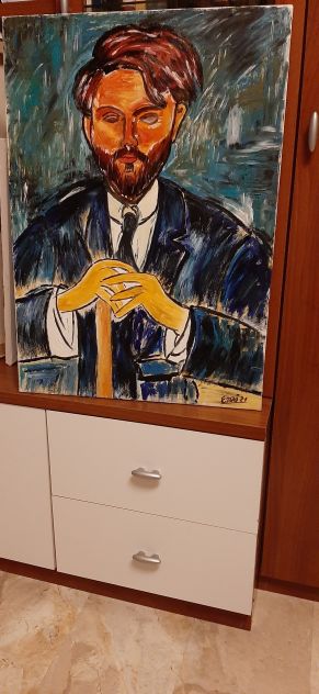 vendo quadri mie riproduzioni opere di A. Modigliani in olio su tela - Foto 4