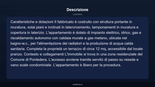 Immobile in asta di 164 m² in vendita a Pontedera - Foto 8