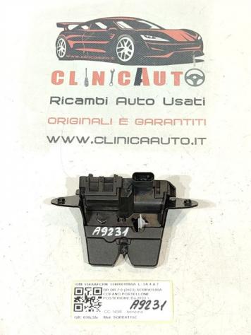SERRATURA COFANO POSTERIORE DR 6.0 Serie 554AAFCHN 554000109AA SQRE4T15C (22) - Foto 2