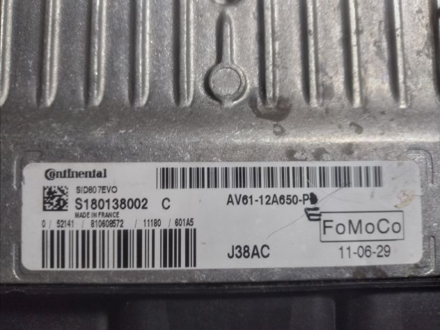 Centralina motore Continental, Mazda 3 1.6, SID807EVO, S180138002D, S180138002 - Foto 4