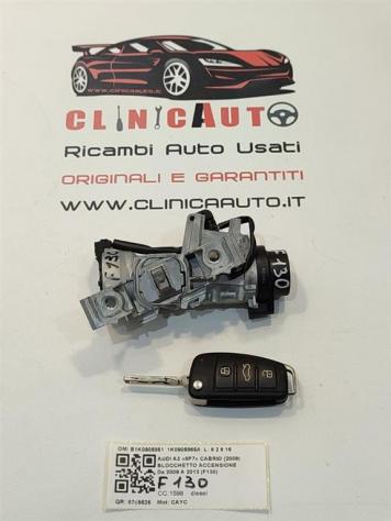 BLOCCHETTO ACCENSIONE AUDI A3 Cabriolet Serie (8P7) B1K0905851 1K0905865A CAYC (0813) - Foto 2