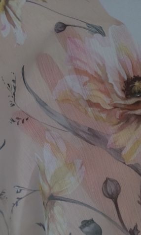 PANTALONI PALAZZO IN CHIFFON FLOREALI - Foto 5
