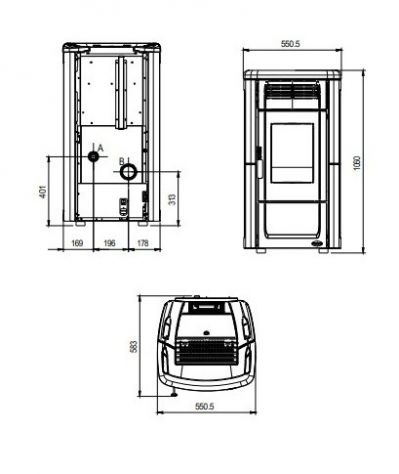 Stufa a pellet La Nordica Extraflame Novella 10,3 kW - Foto 2