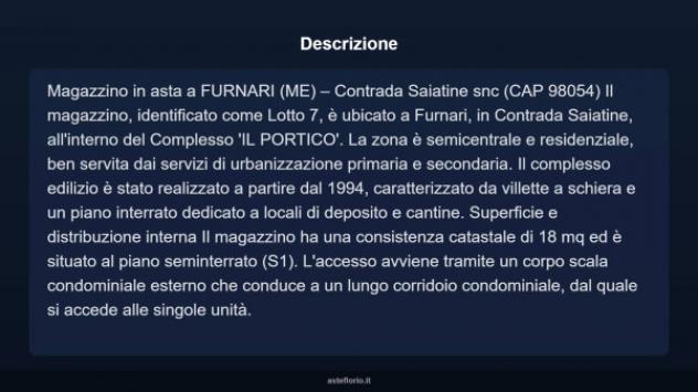 Immobile in asta di 18 m² in vendita a Furnari - Foto 4