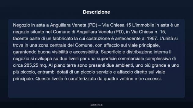 Immobile in asta di 285 m² in vendita a Anguillara Veneta - Foto 4