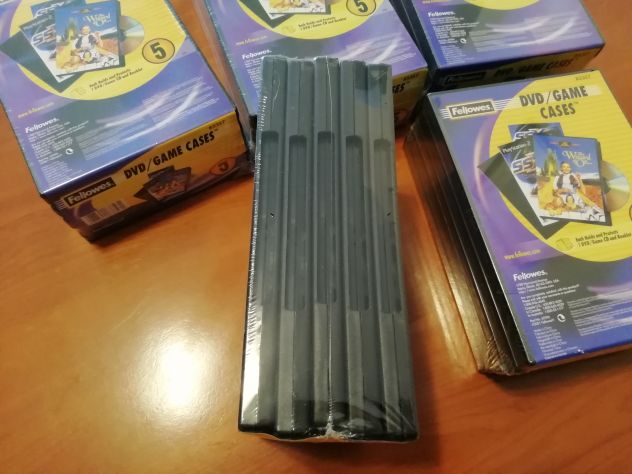 Custodie per CD/DVD Fellowes pacco da 5 pezzi – NUOVO INCELLOFANATO - Foto 7