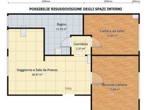 TRILOCALE IN VIA MAGENTA : 500 euro minime spese