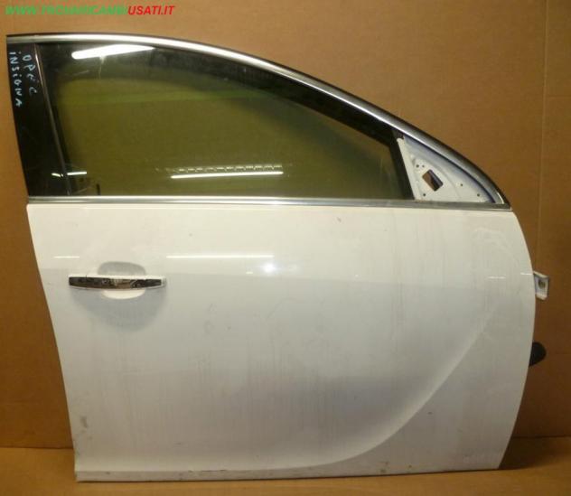 PORTA ANT. D. BIANCA C/ALZ.  Carrozzeria  Lamierati esterni  Porte  Porta ant. dx. OPEL - INSIGNIA - 01-08-2013 - 01-10-2017