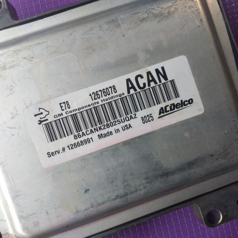CENTRALINA MOTORE ACDelco Engine ECU, Vauxhall, Opel, 12676078, ACAN, E78, 1266 - Foto 6