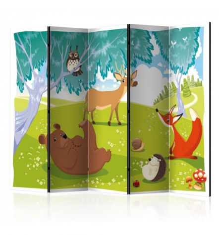 Paravento Per Bambini ARREDALACASA N.29 Con 5 Ante