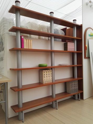 LIBRERIA mod. Dalia CON STRUTTURA IN METALLO (NUOVO)