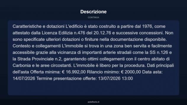 Immobile in asta di 50 m² in vendita a Carbonia - Foto 4