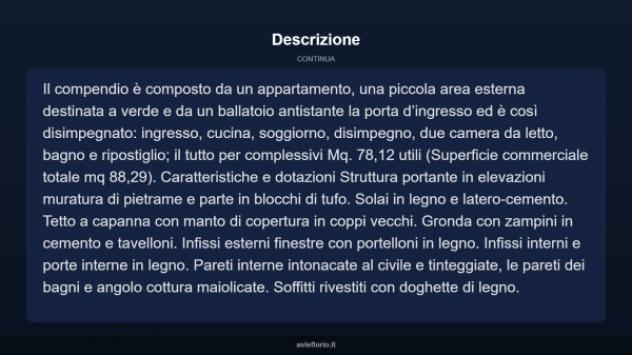 Immobile in asta di 78 m² in vendita a Sellano - Foto 13