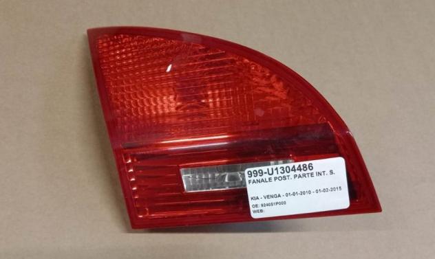 FANALE POST. PARTE INT. S. 999-U1304486 Parti elettriche Fanaleria Fanali Fanale post. sx. KIA - VENGA - 01-01-2010 - 01-02-2015