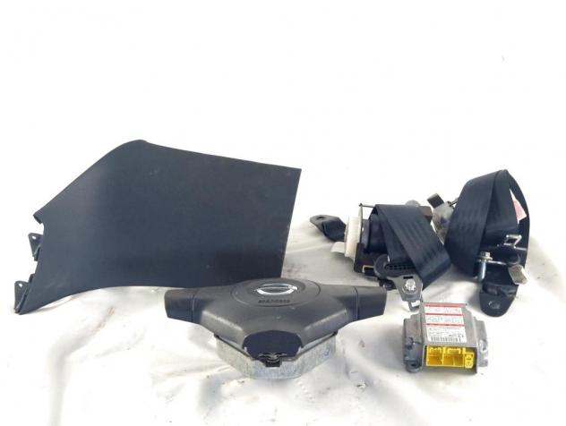 3891068K10 KIT AIRBAG NISSAN PIXO 1.0 B 50KW 5M 5P (2010) RICAMBIO USATO CON CENTRALINA AIRBAG, AIRBAG VOLANTE, AIRBAG PASSEGGERO, PRETENSIONATORI CIN