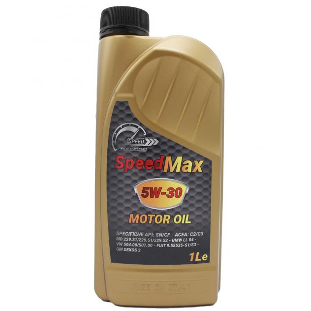 Olio Motore Speed Max 5W30 Lubrificante Sintetico per Motori Benzina e Diesel
